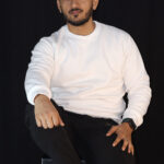 White regular fit hoodie made from 100% cotton by Manas.Fashion, designed for ultimate comfort and style.
