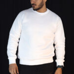 White regular fit hoodie made from 100% cotton by Manas.Fashion, designed for ultimate comfort and style.